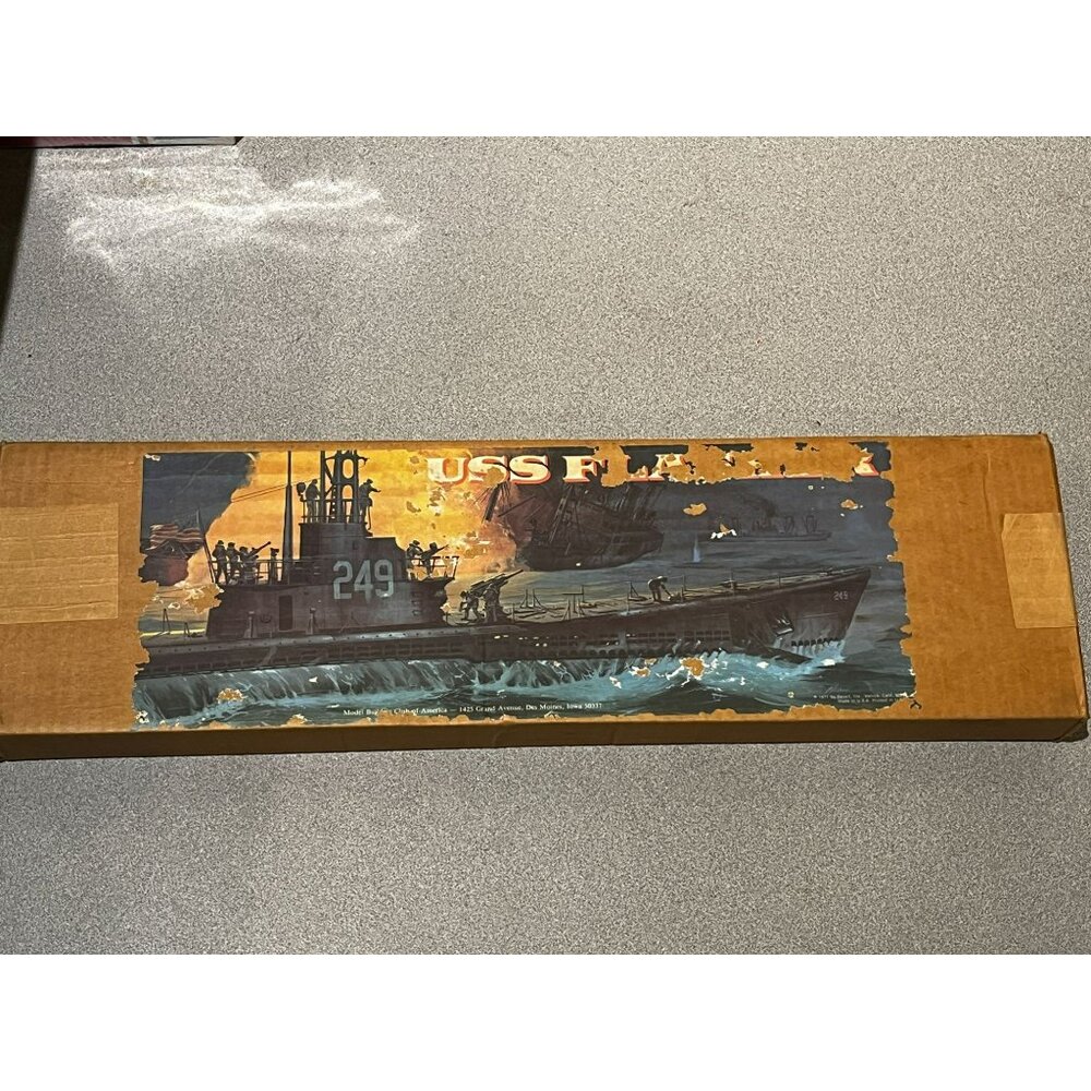 Vintage Revell Model Builders Club of America USS Flasher SS-249 Sub Kit